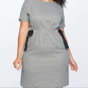 Eloquii: Tie Waist Easy Tee Dress
